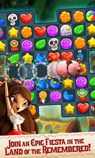 Play Sugar Smash: Book of Life as an online game Sugar Smash: Book of Life with UptoPlay