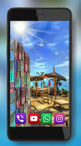 Play Summer Beach Live Wallpaper as an online game Summer Beach Live Wallpaper with UptoPlay