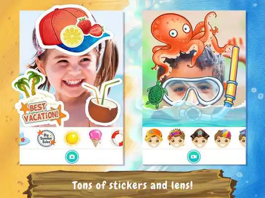 Play Summer Beach Selfie Lenses Cam