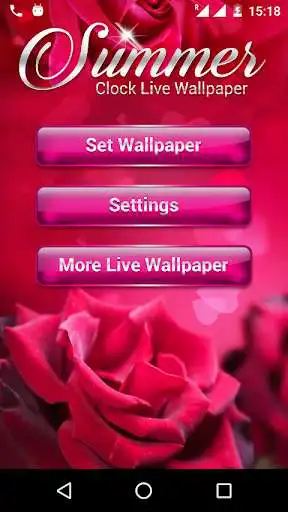 Play Summer Clock Live Wallpaper  and enjoy Summer Clock Live Wallpaper with UptoPlay
