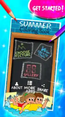Play Summer Coloring Book