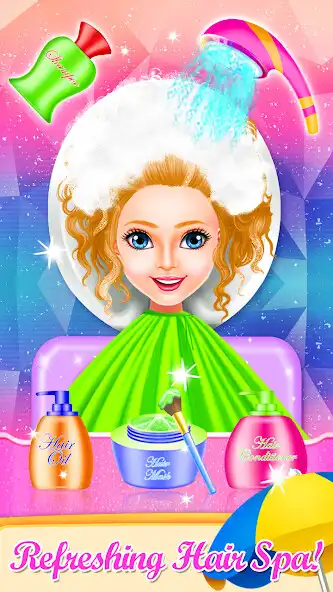 Play Summer fashion hair salon as an online game Summer fashion hair salon with UptoPlay