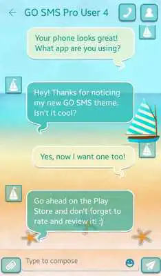 Play Summer Fun for GO SMS
