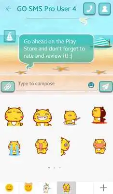 Play Summer Fun for GO SMS