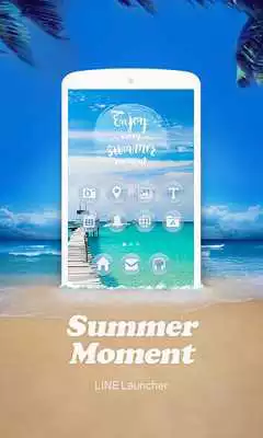 Play SummerMoment LINELaunchertheme