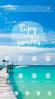 Play SummerMoment LINELaunchertheme