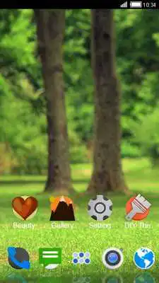Play Summer Park CLauncher Theme