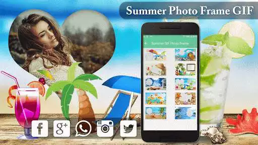 Play Summer Photo Frame Editor