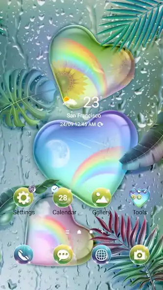 Play Summer Rain - Wallpaper  and enjoy Summer Rain - Wallpaper with UptoPlay