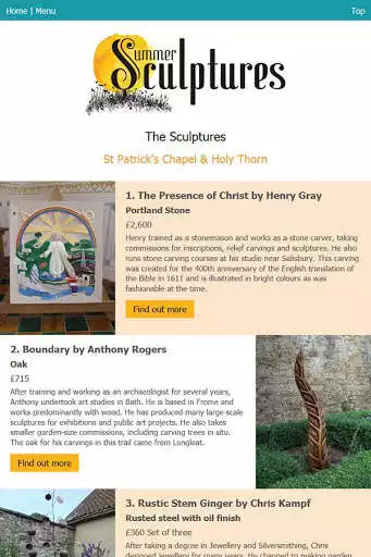 Play Summer Sculptures at Glastonbury Abbey as an online game Summer Sculptures at Glastonbury Abbey with UptoPlay