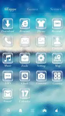 Play Summer Sea Go Launcher Theme