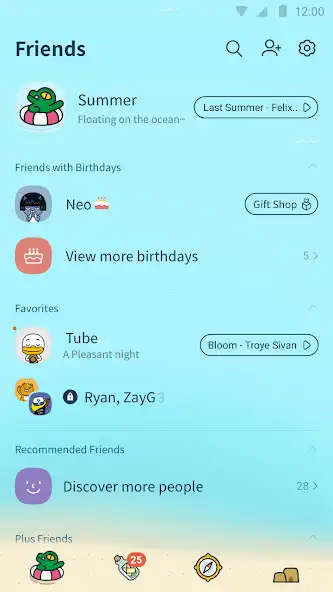 Play SUMMER STORY - KAKAOTALK THEME as an online game SUMMER STORY - KAKAOTALK THEME with UptoPlay