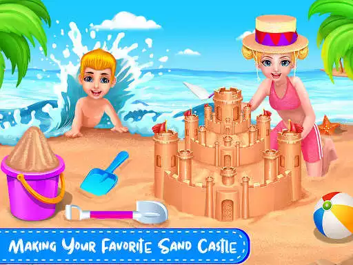 Play Summer Vacation Girl Game as an online game Summer Vacation Girl Game with UptoPlay