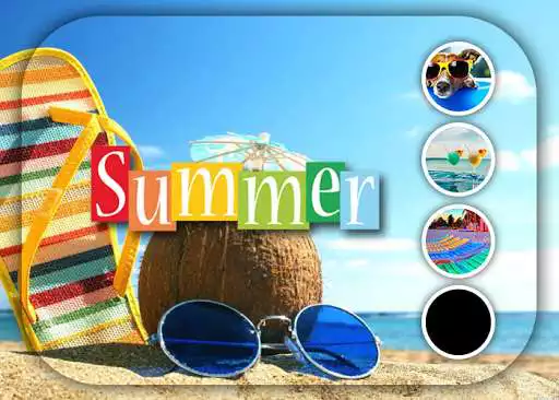 Play Summer Vacation Greetings Card Maker as an online game Summer Vacation Greetings Card Maker with UptoPlay