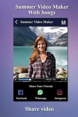 Play Summer Video Maker with Songs