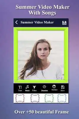 Play Summer Video Maker with Songs