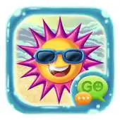 Free play online Summer Wave SMS Theme APK