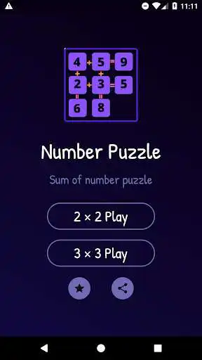 Play Sum of Number Puzzle  and enjoy Sum of Number Puzzle with UptoPlay