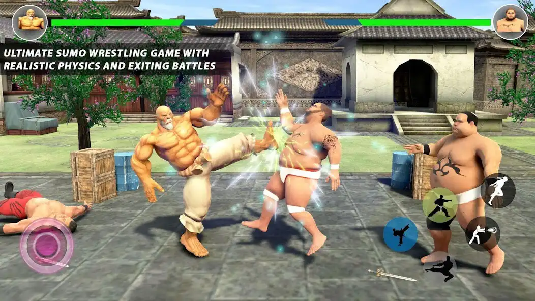 Play Sumo Wrestling 2020 Live Fight as an online game Sumo Wrestling 2020 Live Fight with UptoPlay