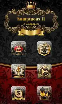Play Sumptuous II GO Launcher Theme