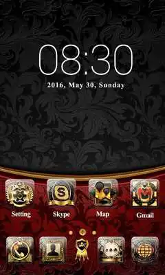 Play Sumptuous II GO Launcher Theme