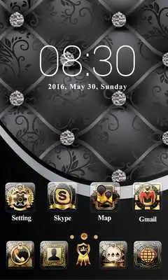 Play Sumptuous II GO Launcher Theme