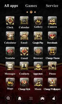 Play Sumptuous II GO Launcher Theme