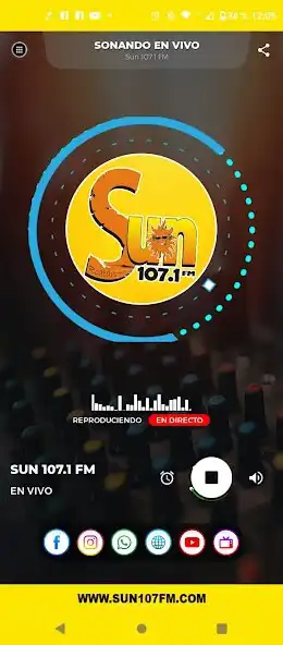 Play Sun 107.1 FM Honduras  and enjoy Sun 107.1 FM Honduras with UptoPlay