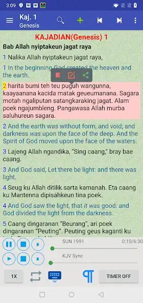 Play Sundanese English Audio Bible  and enjoy Sundanese English Audio Bible with UptoPlay