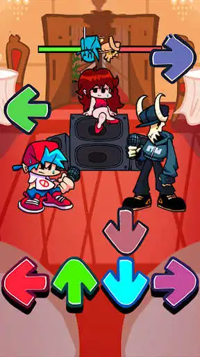 Play Sunday FNF night for music battle as an online game Sunday FNF night for music battle with UptoPlay