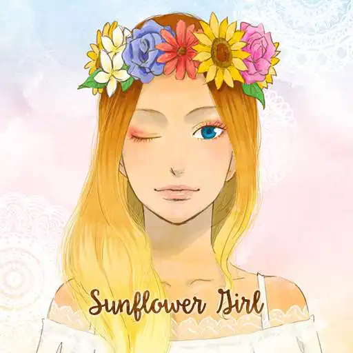 Play Sunflower Girl +HOME Theme APK Play Sunflower Girl +HOME Theme APK