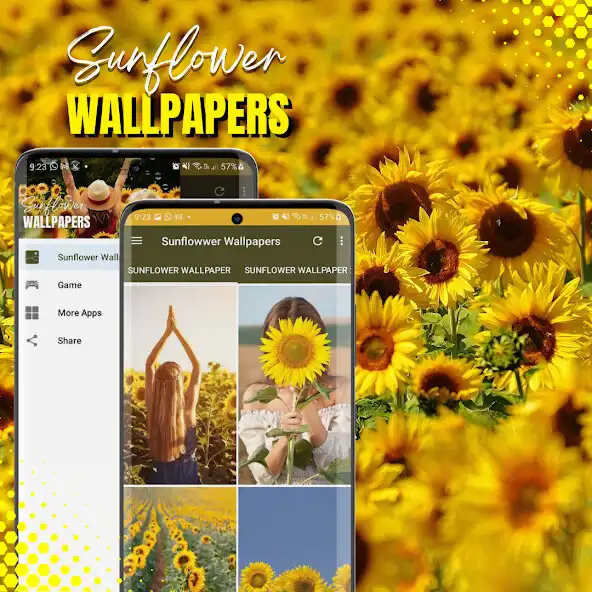 Play Sunflower Wallpapers HD  and enjoy Sunflower Wallpapers HD with UptoPlay