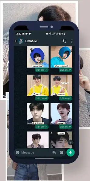 Play Sunghoon Enhypen WASticker  and enjoy Sunghoon Enhypen WASticker with UptoPlay