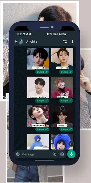 Play Sunghoon Enhypen WASticker as an online game Sunghoon Enhypen WASticker with UptoPlay