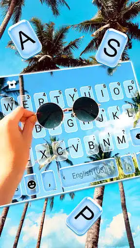 Play Sunglass Holiday Keyboard Background as an online game Sunglass Holiday Keyboard Background with UptoPlay