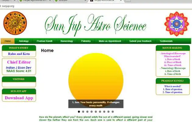 Play Sun Jup Astro Science