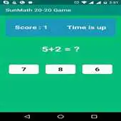 Free play online SunMath 20-20 Game APK