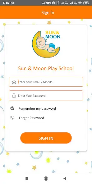 Play Sun  Moon Play School Parent  as an online game Sun  Moon Play School Parent  with UptoPlay