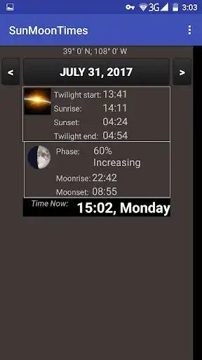 Play Sun Moon Times  and enjoy Sun Moon Times with UptoPlay