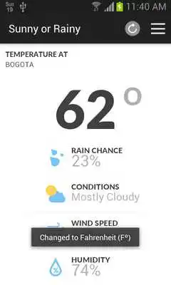 Play Sunny or Rainy