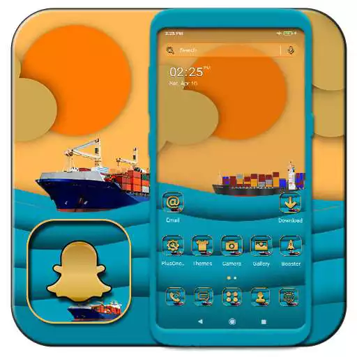 Play Sunrise Ocean Vector Theme APK