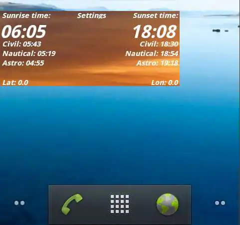 Play Sunrise widget  and enjoy Sunrise widget with UptoPlay