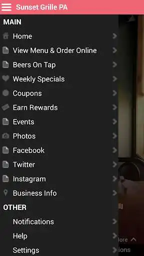 Play Sunset Grille PA as an online game Sunset Grille PA with UptoPlay