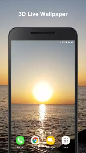 Play Sunset Live Wallpaper