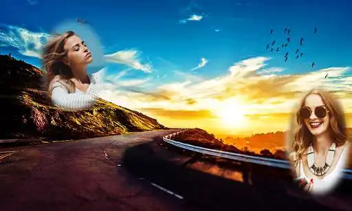 Play Sunset Photo Collage Maker as an online game Sunset Photo Collage Maker with UptoPlay