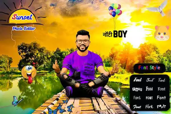 Play Sunset Photo Editor