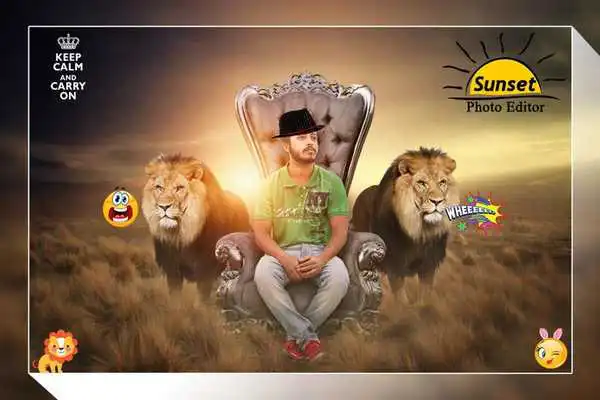 Play Sunset Photo Frame / Sunset Photo Editor