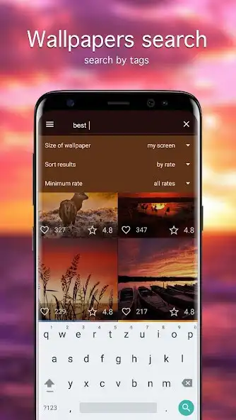 Play Sunset Wallpapers PRO as an online game Sunset Wallpapers PRO with UptoPlay