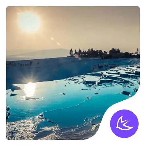 Free play online Sunset Water Cozy-APUS Launcher stylish theme APK
