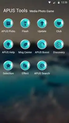 Play Sunset Water Cozy-APUS Launcher stylish theme